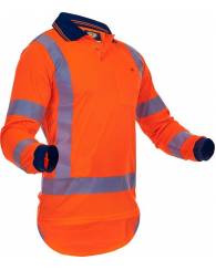 Caution Hi Vis TTMC Microfibre Polo