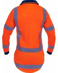 Caution Hi Vis TTMC Microfibre Polo