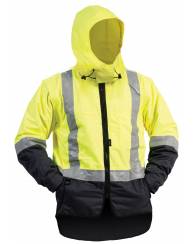 Stamina Lined Vest with Hood and Zip Off Sleeves