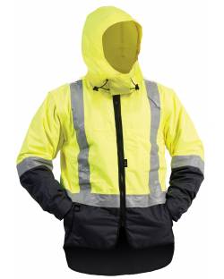 Stamina Lined Vest with Hood and Zip Off Sleeves