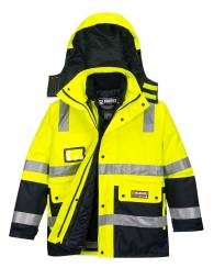 Huski Venture 4-in-1 Jacket, Yellow/Navy