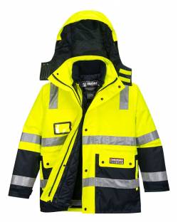 Huski Venture 4-in-1 Jacket, Yellow/Navy