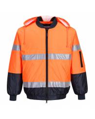 Hi-Vis Contrast Bomber Jacket