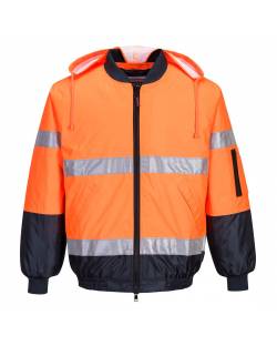Hi-Vis Contrast Bomber Jacket