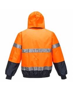 Hi-Vis Contrast Bomber Jacket