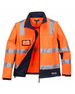 Huski Chassis Soft Shell with Zip-off Sleeves