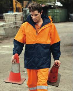 Hi Vis Fleece Lined Jacket