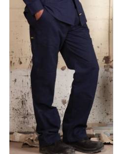 Cotton Drill Trousers, Stout Fit 