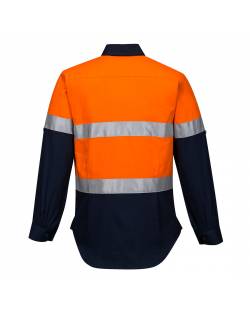 Ladies Two Tone Shirt with Tape