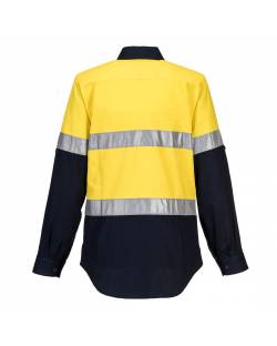 Ladies Two Tone Shirt with Tape