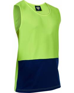 Caution Hi Vis Microfibre Singlet