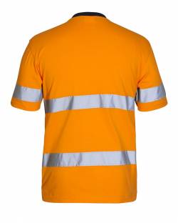 Cotton Tee with Tape, Hi Vis