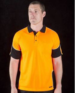 Arm Panel Polo, S/S Hi Vis
