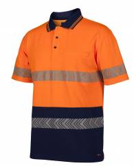 Hi Vis Segmented Reflective Polo