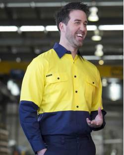 150G Shirt Hi Vis, Long Sleeved