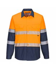 Day/Night Stretch Shirt, Hi-Vis