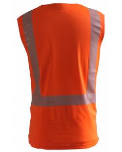 Caution Segmented Hi Vis Singlet