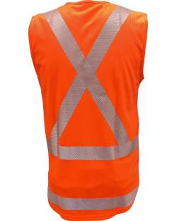Caution Hi Vis TTMC-W17 Microvent Singlet