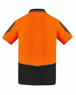 Hi Vis Flux Short Sleeve Polo by Syzmik