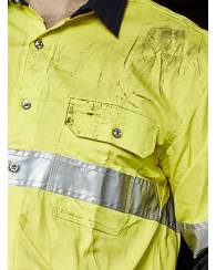 Industrial Hooped Shirt, Long Sleeved D/N