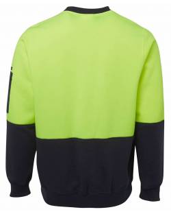 Crew Neck Sweat, Hi Vis