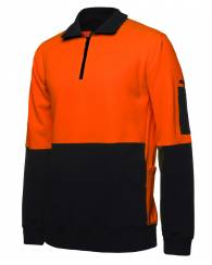 330G 1/2 Zip Hi Vis Jumper