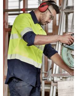 Hi Vis Outdoor Segmented Tape L/S Shirt