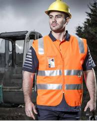 Full Zip Hi Vis Vest, Day/Night