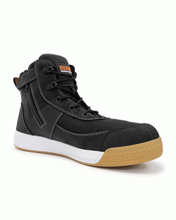 Bison Dune Lace Up Zipped Safety Boot