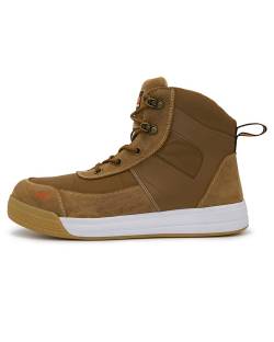 Bison Dune Lace Up Zipped Safety Boot