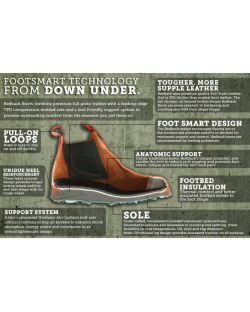 Redback Bobcat Slip On Soft Toe Boot